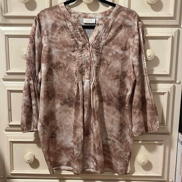 Chico's Tops - Nwot Chico’s Ladies Peasant Style Tie-Dye Blouse.